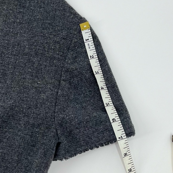 BANANA REPUBLIC Business Casual Grey Blouse Size 4. - Picture 12 of 12